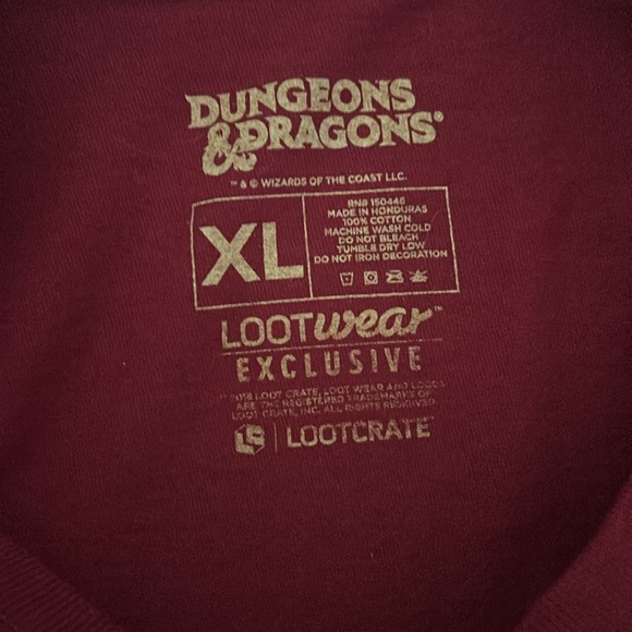 Dungeons & Dragons themed t shirt - Picture 2 of 2